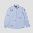 Load image into Gallery viewer, HUF Mantis Oxford Shirt Blue