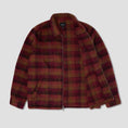 Load image into Gallery viewer, HUF Megablast Plaid Jacket Berry