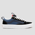 Load image into Gallery viewer, Vans Skate Old Skool 36+ Skate Shoes Black / STV Navy