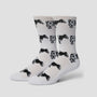 HUF Moo Crew Sock White