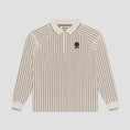 Load image into Gallery viewer, Metalwood Ribbed Longsleeve Polo Shirt Tan