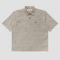 Load image into Gallery viewer, Metalwood Oversized Snap Top Polo Tan Plaid