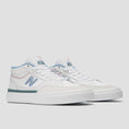 Load image into Gallery viewer, New Balance 417 Skate Shoes White / Blue Laguna