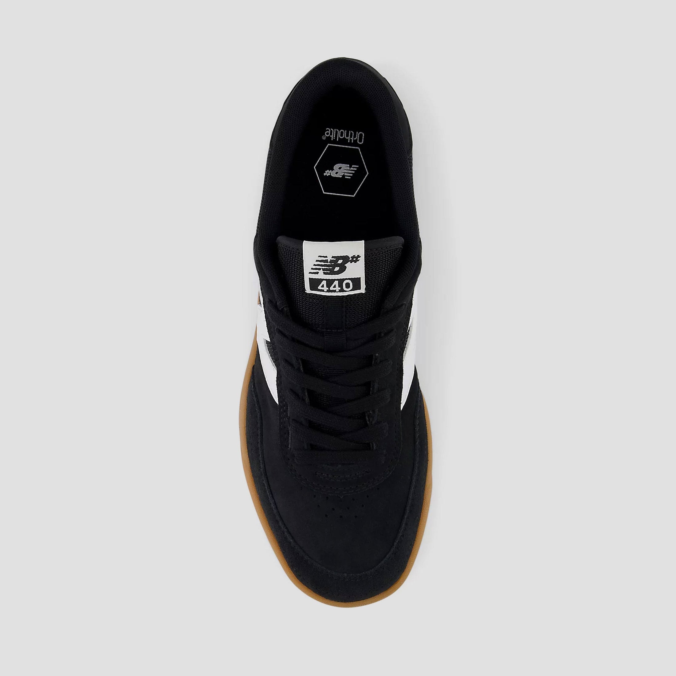 New Balance 440 V2 Skate Shoes Black / White / Gum