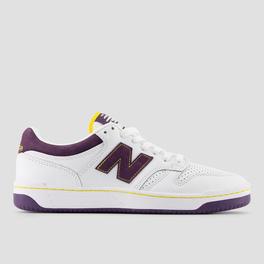 New Balance 480 Shoes White / Purple