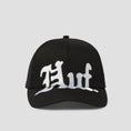 Load image into Gallery viewer, HUF Noble 6 Panel Snapback Cap Black