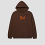 HUF Noble Hoodie Chocolate
