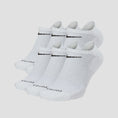 Load image into Gallery viewer, Nike Everyday Plus Cushioned Socks Low White / Black (6 pairs)