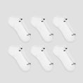 Load image into Gallery viewer, Nike Everyday Plus Cushioned Socks Low White / Black (6 pairs)