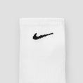 Load image into Gallery viewer, Nike Everyday Plus Cushioned Socks Low White / Black (6 pairs)