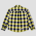 Load image into Gallery viewer, Nike SB Longsleeve Flannel Shirt Midnight Navy / Speed Yellow