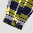 Load image into Gallery viewer, Nike SB Longsleeve Flannel Shirt Midnight Navy / Speed Yellow
