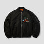 HUF Olympia Flight Jacket Black