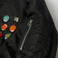 Load image into Gallery viewer, HUF Olympia Flight Jacket Black
