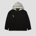 Load image into Gallery viewer, HUF Olympia Hooded Overshirt Black
