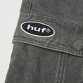 Load image into Gallery viewer, HUF Oval Denim Cargo Short Frost Gray