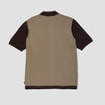 Load image into Gallery viewer, HUF Pillar Shortsleeve Knit Sweater Brown