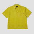 Load image into Gallery viewer, HUF Pinstripe Embroidered Shortsleeve Resort Shirt Avocado