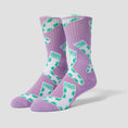 Load image into Gallery viewer, Huf Plantlife Plantlife Socks Purple