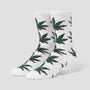 HUF Plantlife Shadow Sock White / Green