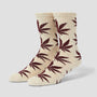HUF Plantlife Speckled Sock Cream