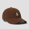 Load image into Gallery viewer, HUF Prism TT Cord 6 Panel CV Hat Dark Brown