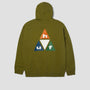 HUF Prism TT Pullover Hoodie Olive