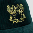 Load image into Gallery viewer, Passion Birds Cord 6 Panel Cap Green