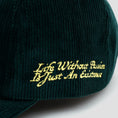 Load image into Gallery viewer, Passion Birds Cord 6 Panel Cap Green