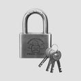 Load image into Gallery viewer, Passport Hercu-Locks Padlock Brushed Silver
