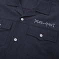 Load image into Gallery viewer, Passport Webbed Bed Packers Shirt Navy