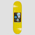Load image into Gallery viewer, Polar 8.375 Oskar Rozenberg World Domination Yellow Skateboard Deck