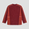Load image into Gallery viewer, Polar Grid Fleece Sweater Red / Orange