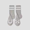 Load image into Gallery viewer, Polar Happy Sad Classic Socks Heather Grey