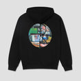 Load image into Gallery viewer, Polar Dave Fill Logo Ourselves Collage Hoodie Black