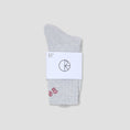 Load image into Gallery viewer, Polar Large Rib Socks College Heather Grey