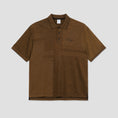 Load image into Gallery viewer, Polar Surf Polo Shirt Pique Black / Caramel