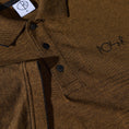 Load image into Gallery viewer, Polar Surf Polo Shirt Pique Black / Caramel