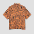 Load image into Gallery viewer, Polar Skate Co Bowling Shirt Exist Orange