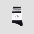 Load image into Gallery viewer, Polar Happy Sad Classic Socks Black / White