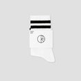Load image into Gallery viewer, Polar Happy Sad Classic Socks White / Black