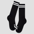 Load image into Gallery viewer, Polar Happy Sad Long Socks Black