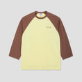 Load image into Gallery viewer, Polar 3/4 Sleeve T-Shirt Cinnamon / Light Yellow