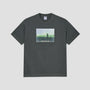 Polar Beach Walk Contrast T-Shirt Graphite / Green