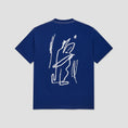 Load image into Gallery viewer, Polar Doodle Contrast T-Shirt Ultramarine / White