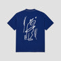 Polar Doodle Contrast T-Shirt Ultramarine / White