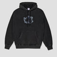 Load image into Gallery viewer, Polar Dave Hood Metal Logo Silver Black