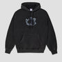 Polar Dave Hood Metal Logo Silver Black