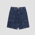 Load image into Gallery viewer, Polar Jiro Shorts Dark Blue / White Stitching