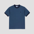 Load image into Gallery viewer, Polar Ringer T-Shirt Grey Blue / Dark Blue